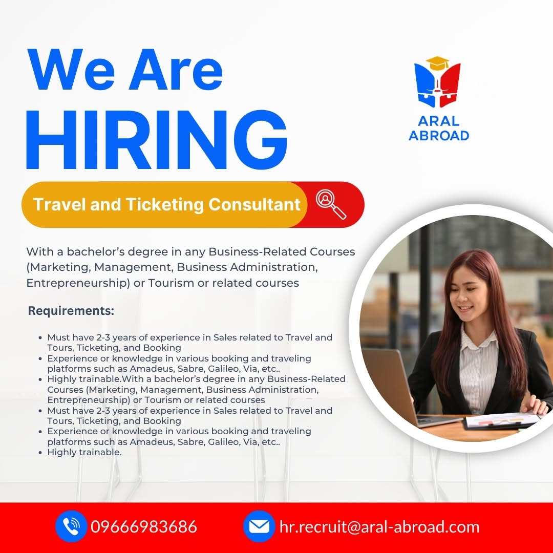 Travel and Ticketing Consultant