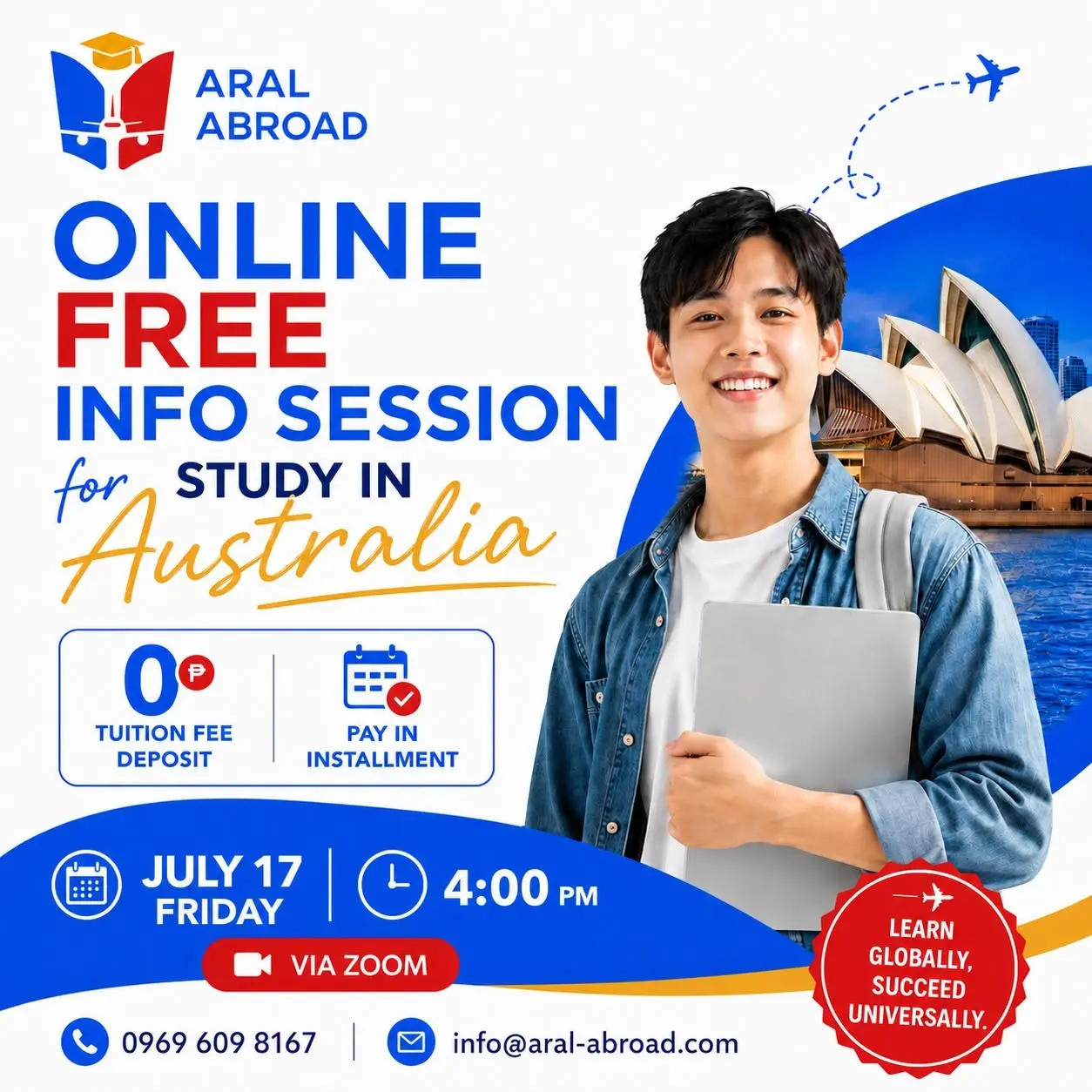 Study in Australia with affordable and flexible pathways. event poster