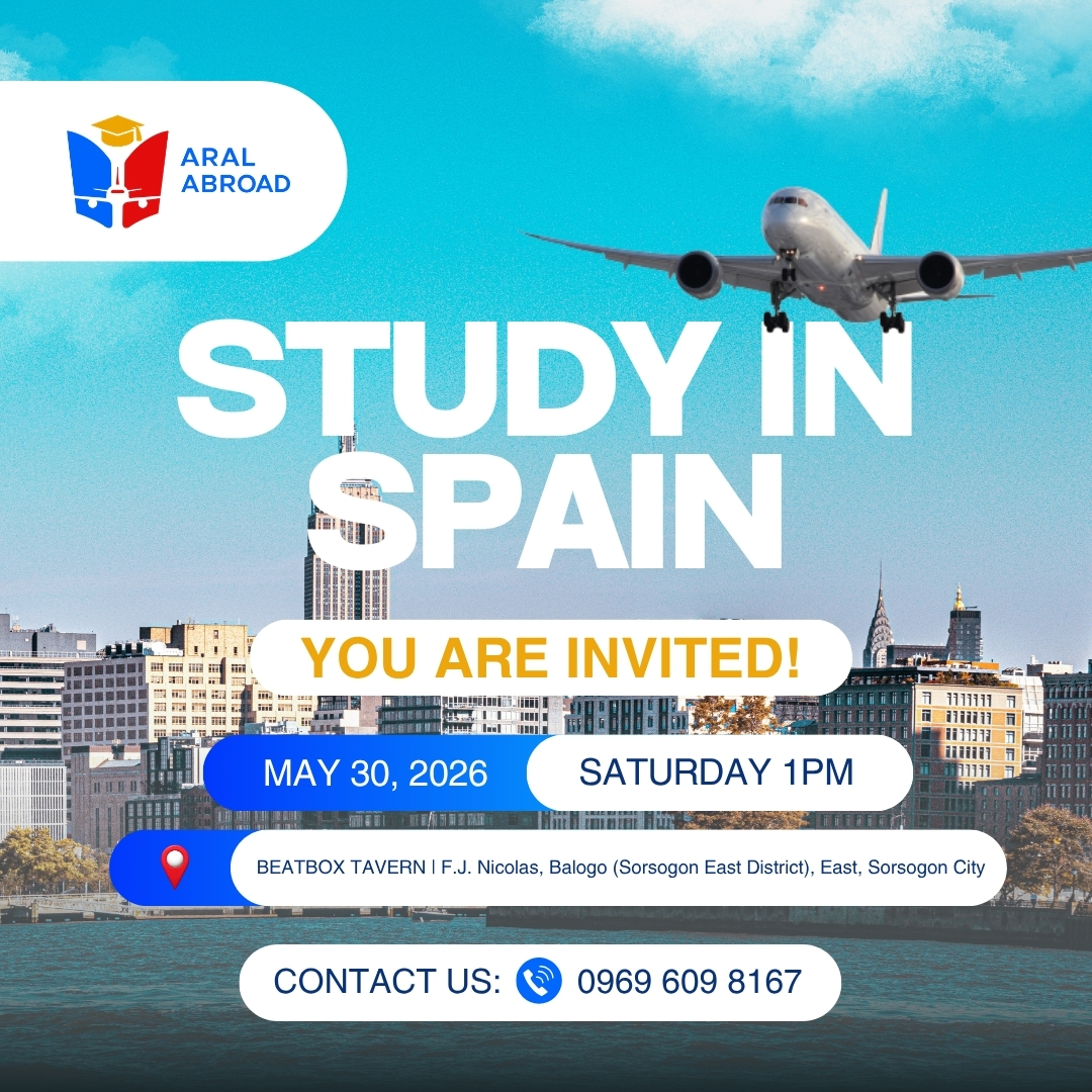 Sorsogon, are you ready to study in Spain? event poster